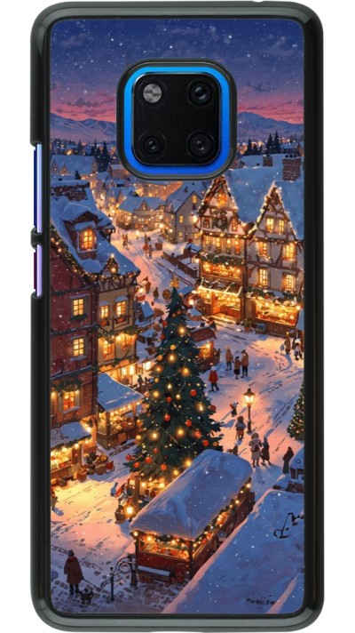 Huawei Mate 20 Pro Case Hülle - Christmas 25 Xmas Village