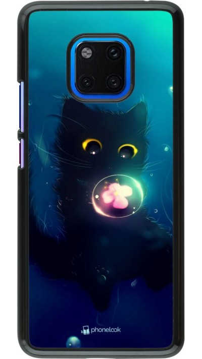 Hülle Huawei Mate 20 Pro - Cute Cat Bubble