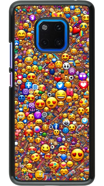 Huawei Mate 20 Pro Case Hülle - Emoji gemischt