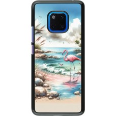 Huawei Mate 20 Pro Case Hülle - Flamingo Aquarell