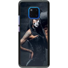 Huawei Mate 20 Pro Case Hülle - Halloween 22 Tattooed Girl