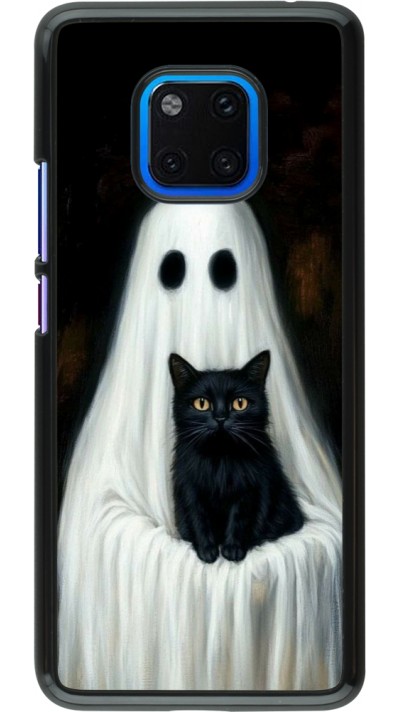 Huawei Mate 20 Pro Case Hülle - Halloween 2025 Ghost with black cat