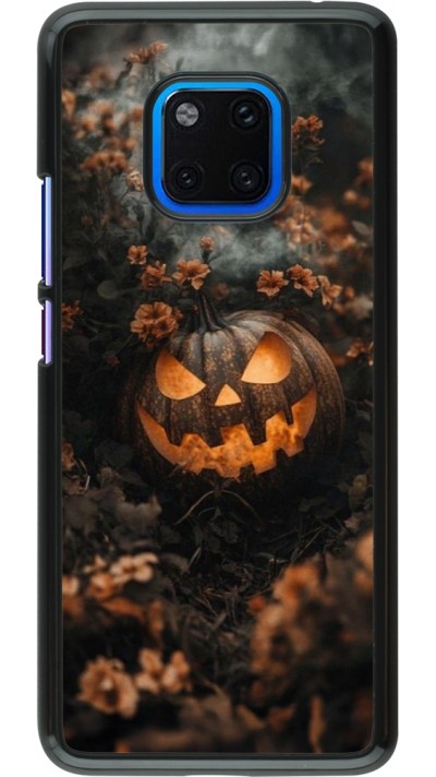 Huawei Mate 20 Pro Case Hülle - Halloween 2025 Pumpkin with flowers