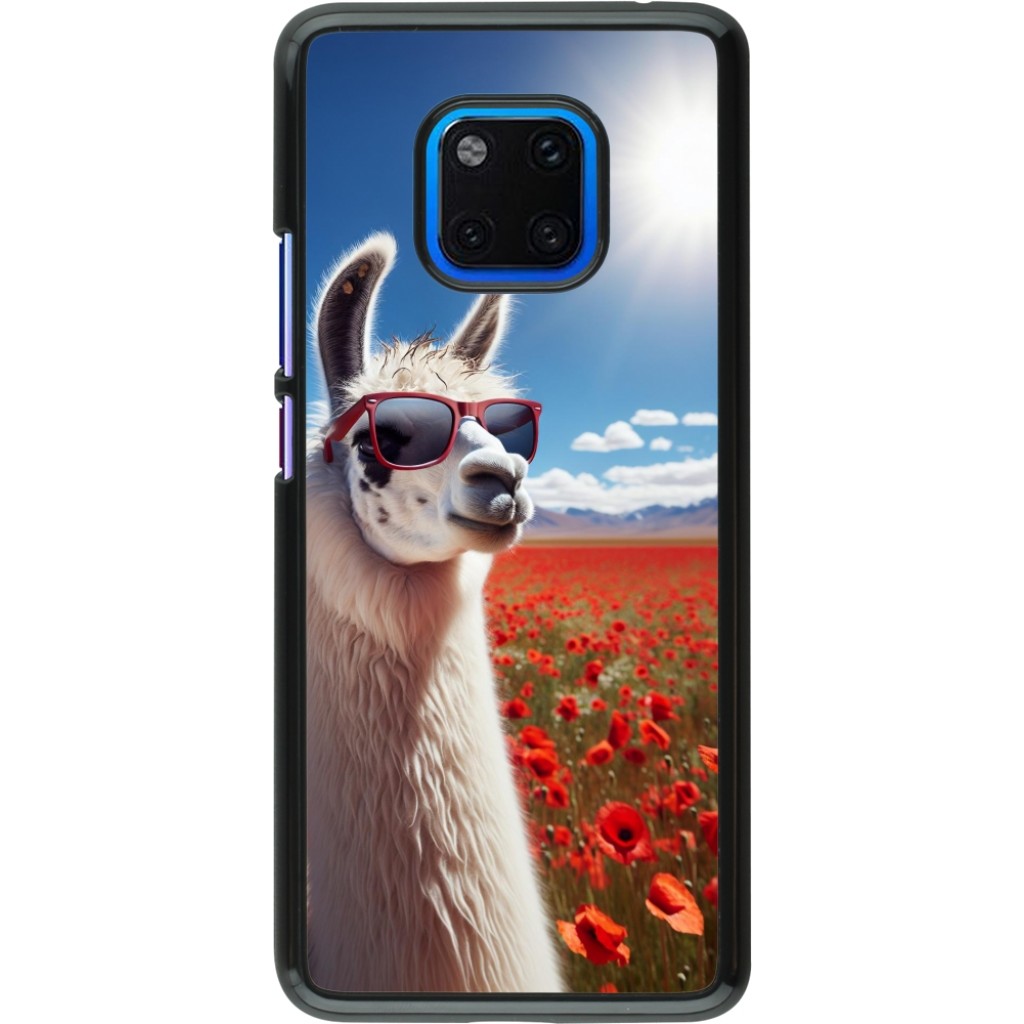 Huawei Mate 20 Pro Case Hülle - Lama Chic in Mohnblume - Kaufen auf ...