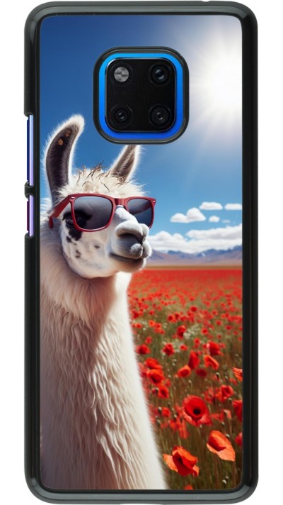 Coque Huawei Mate 20 Pro - Lama Chic en Coquelicot