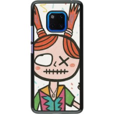 Huawei Mate 20 Pro Case Hülle - Little Girl Sketch