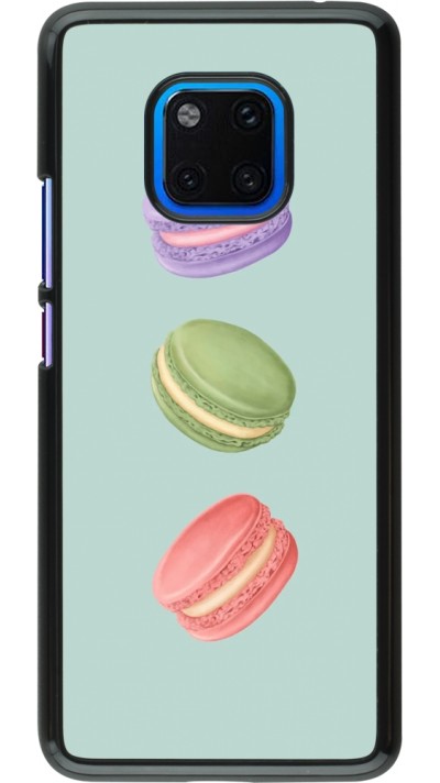 Coque Huawei Mate 20 Pro - Macarons on green background