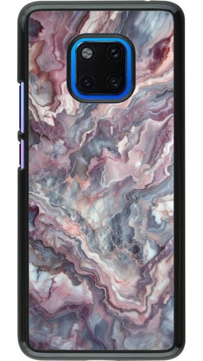 Coque Huawei Mate 20 Pro - Marbre violette argentée