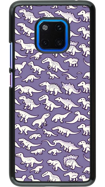 Coque Huawei Mate 20 Pro - Mini dino pattern violet