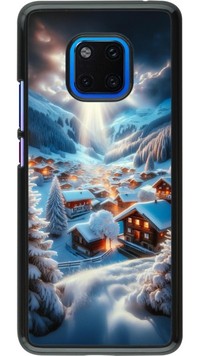 Coque Huawei Mate 20 Pro - Mont Neige Lumière