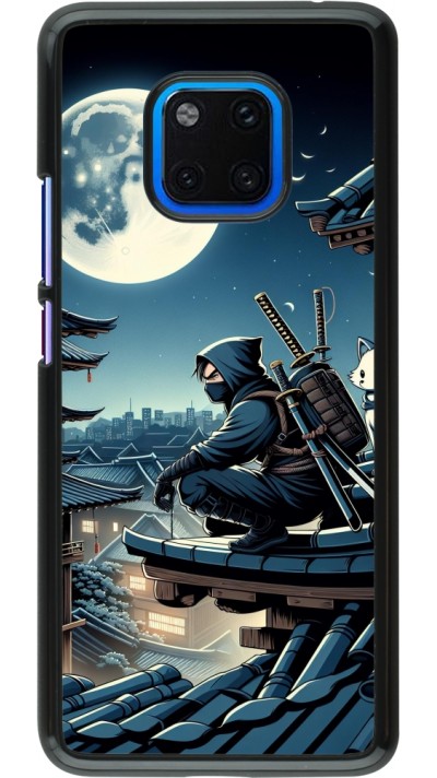 Coque Huawei Mate 20 Pro - Ninja sous la lune