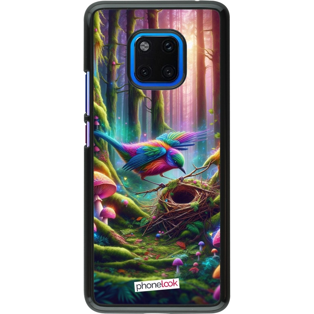 Huawei Mate 20 Pro Case Hülle - Vogel Nest Wald