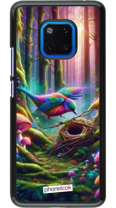 Huawei Mate 20 Pro Case Hülle - Vogel Nest Wald