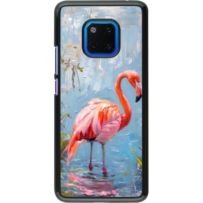 Huawei Mate 20 Pro Case Hülle - Paint Flamingo