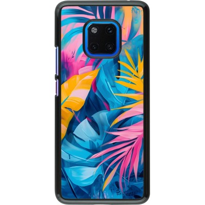 Huawei Mate 20 Pro Case Hülle - Palms Blue