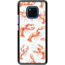 Huawei Mate 20 Pro Case Hülle - Muster von pastellfarbenen Hummern