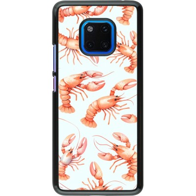 Huawei Mate 20 Pro Case Hülle - Muster von pastellfarbenen Hummern