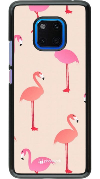 Coque Huawei Mate 20 Pro - Pink Flamingos Pattern