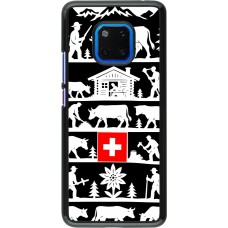 Coque Huawei Mate 20 Pro - Poya Suisse 1 noir