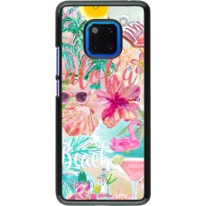 Huawei Mate 20 Pro Case Hülle - Preppy Collage Aloha