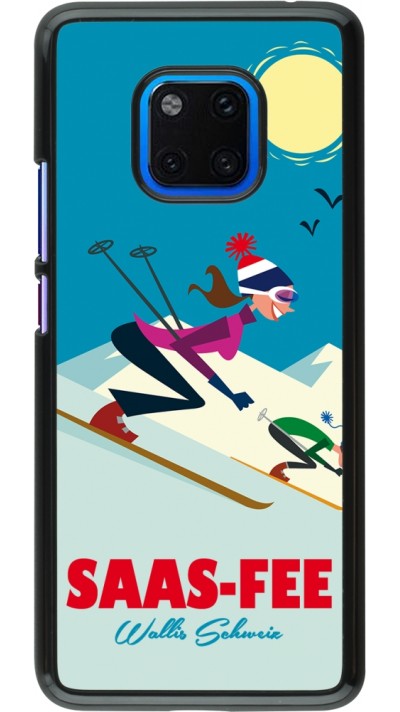 Coque Huawei Mate 20 Pro - Saas-Fee Ski Downhill