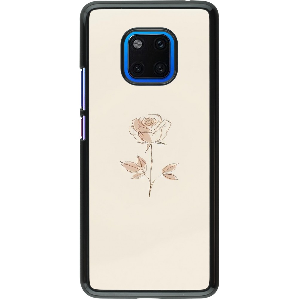 Huawei Mate 20 Pro Case Hülle - Rosa Sand Minimalistisch