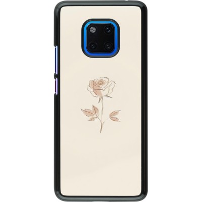 Huawei Mate 20 Pro Case Hülle - Rosa Sand Minimalistisch