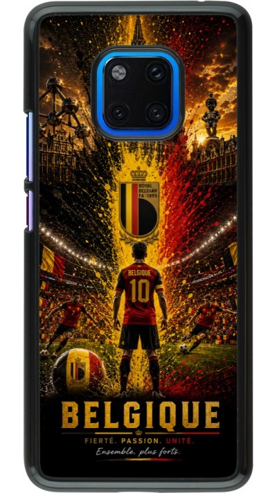 Huawei Mate 20 Pro Case Hülle - Fussball Belgien splash 2026
