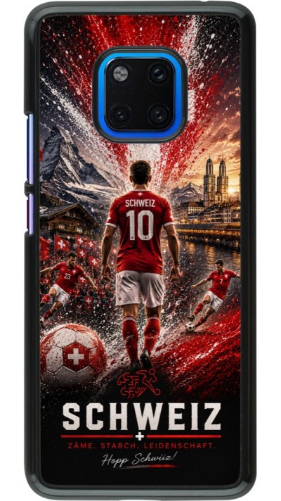 Huawei Mate 20 Pro Case Hülle - Fussball Schweiz splash 2026