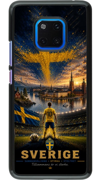 Huawei Mate 20 Pro Case Hülle - Fussball Schweden splash 2026