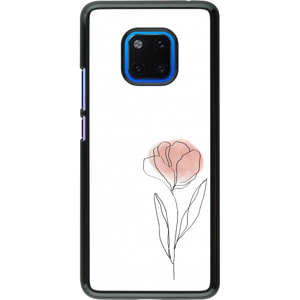 Huawei Mate 20 Pro Case Hülle - Spring 23 minimalist flower