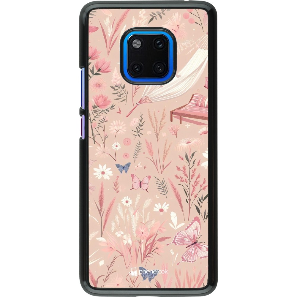 Huawei Mate 20 Pro Case Hülle - Sommer Pastellmuster