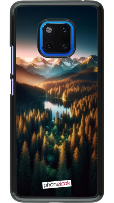 Coque Huawei Mate 20 Pro - Sunset Forest Lake