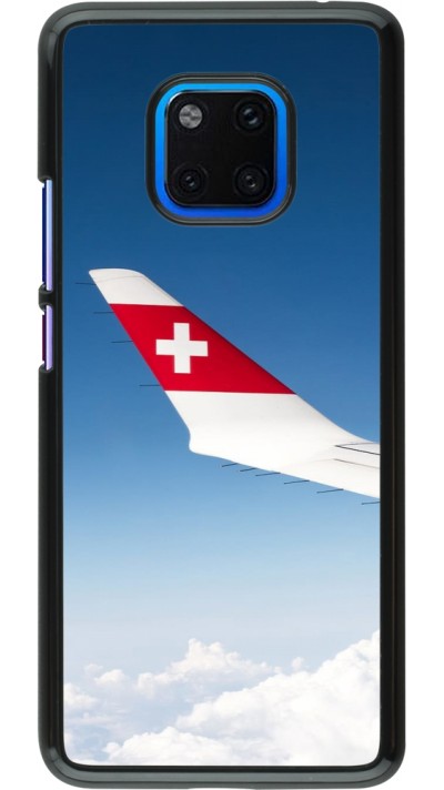Huawei Mate 20 Pro Case Hülle -  Schweizer Nationalfeiertag Sky Swiss Flag