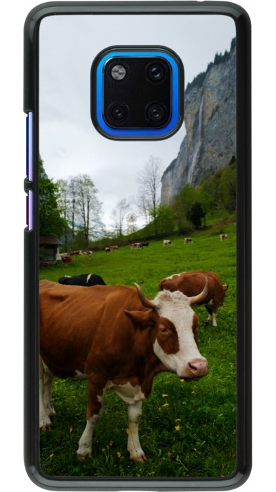 Huawei Mate 20 Pro Case Hülle -  Nationalfeiertag Schweiz Kühe