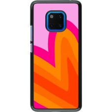 Coque Huawei Mate 20 Pro - Valentine 2024 heart gradient
