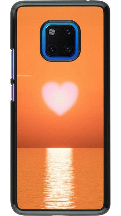Coque Huawei Mate 20 Pro - Valentine 2023 heart orange sea