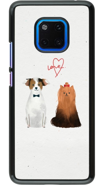 Coque Huawei Mate 20 Pro - Valentine 2023 love dogs
