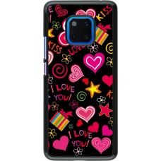 Huawei Mate 20 Pro Case Hülle - Valentine 2023 love symbols