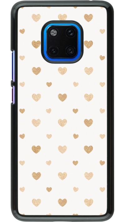 Coque Huawei Mate 20 Pro - Valentine 2023 multiple gold hearts