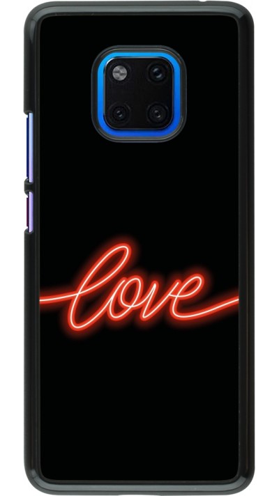 Coque Huawei Mate 20 Pro - Valentine 2023 neon love