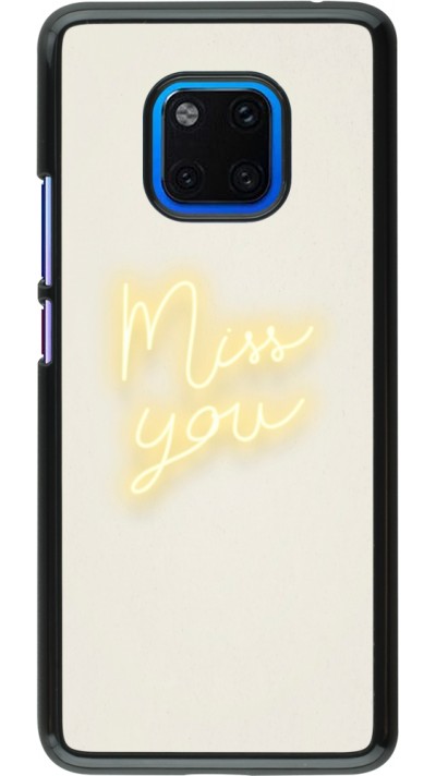 Coque Huawei Mate 20 Pro - Valentine 2023 neon miss you