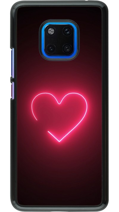 Coque Huawei Mate 20 Pro - Valentine 2023 single neon heart