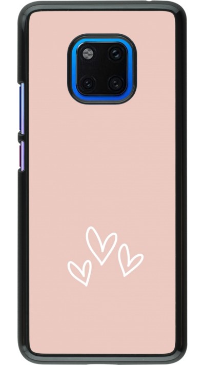Coque Huawei Mate 20 Pro - Valentine 2023 three minimalist hearts