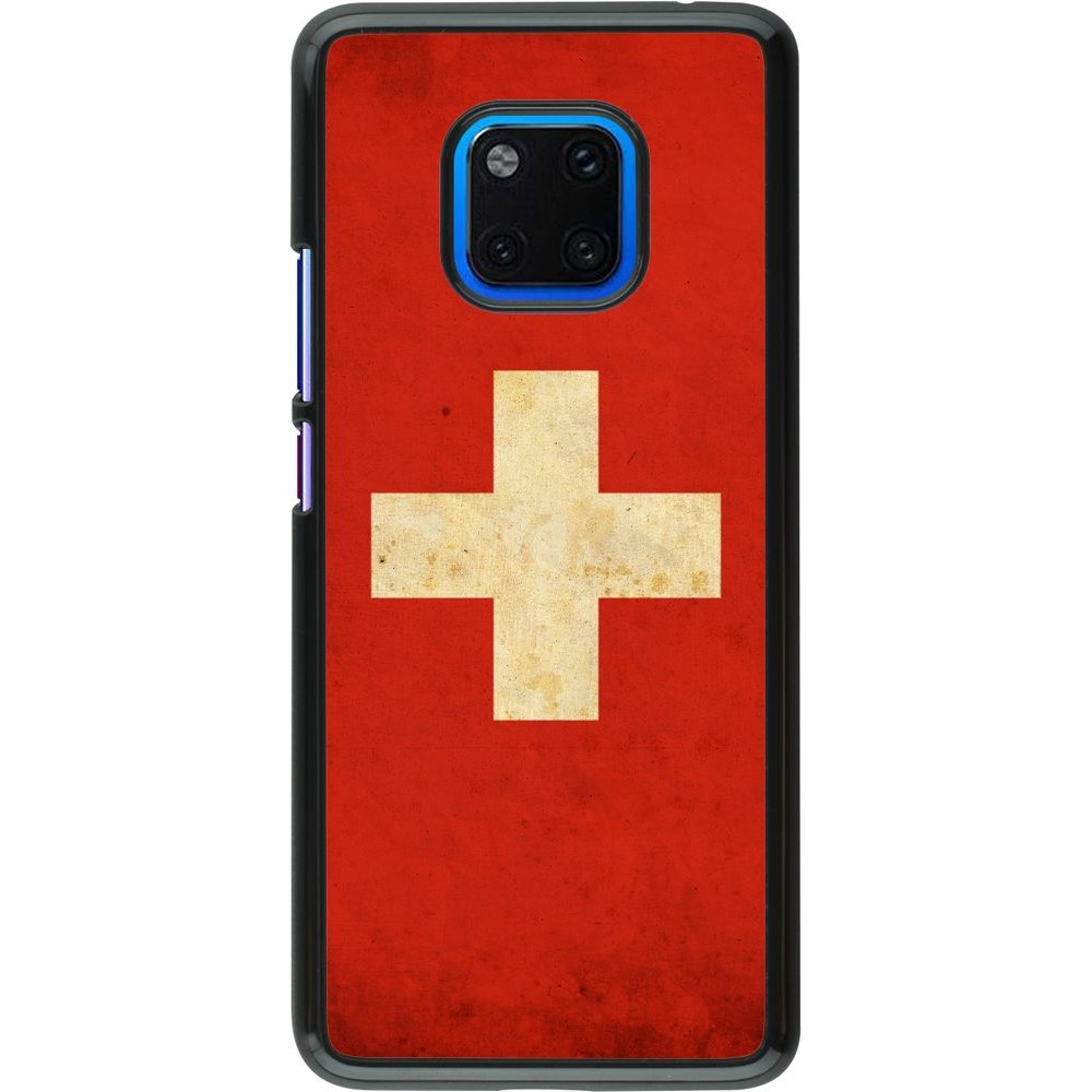 Coque Huawei Mate 20 Pro - Vintage Flag SWISS