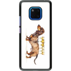 Huawei Mate 20 Pro Case Hülle - Wine Teckel