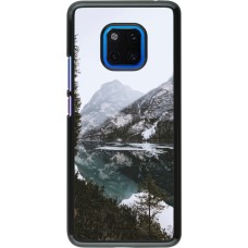 Huawei Mate 20 Pro Case Hülle - Winter 22 snowy mountain and lake