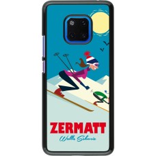 Coque Huawei Mate 20 Pro - Zermatt Ski Downhill