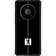Huawei Mate 40 Pro Case Hülle - Silikon schwarz Kanton AI schwarz