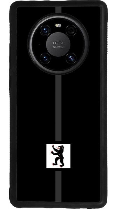 Huawei Mate 40 Pro Case Hülle - Silikon schwarz Kanton AI schwarz